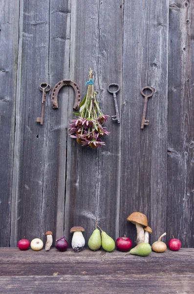 Concepto de estilo de vida saludable con ingredientes alimentarios — Foto de Stock