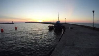 Sunrise Harbour, zaman atlamalı 4k