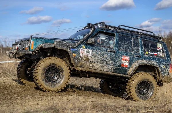 Off-Road "Penrite H6" soutěž 4 x 4 — Stock fotografie