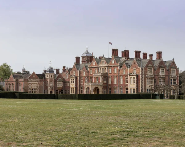 Norfolk Sandringham Estate 2019 April View House Grounds Sandringham House — стоковое фото