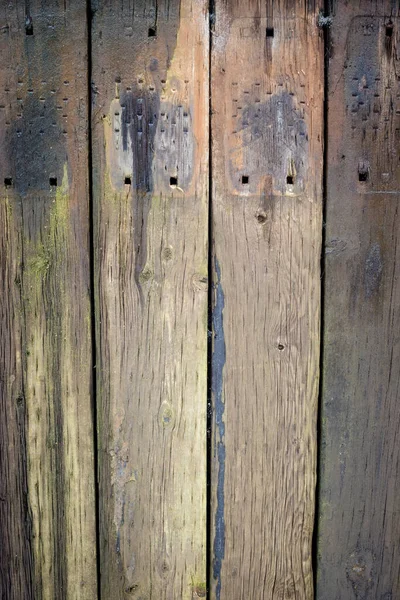 Oude Houten Planken Bruine Textuur Voor Decoratie Achtergrond Vier Verweerde — Stockfoto