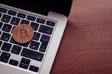 Bitcoin Şifreleme Dijital Finans Konsepti