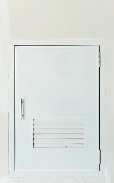 Blanco puerta sucia — Foto de Stock