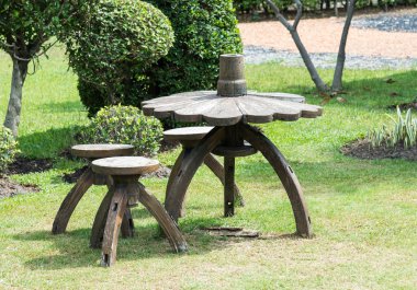 Ahşap sandalye seti