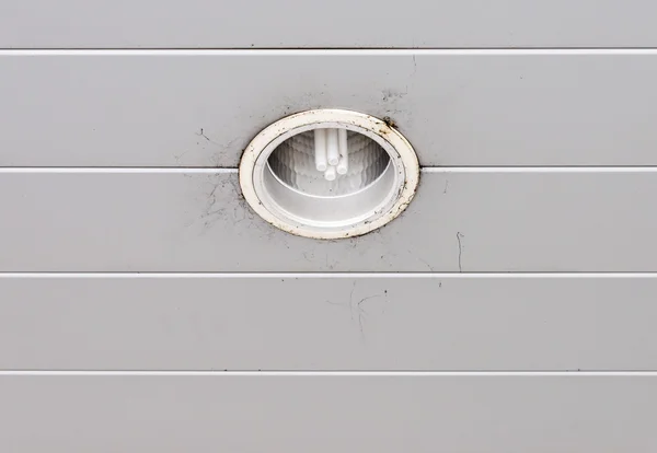 Dirty modern downlight. — Stock Photo, Image