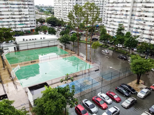 Inundação estádio — Fotografia de Stock