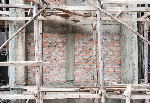 Andamios de madera — Foto de Stock