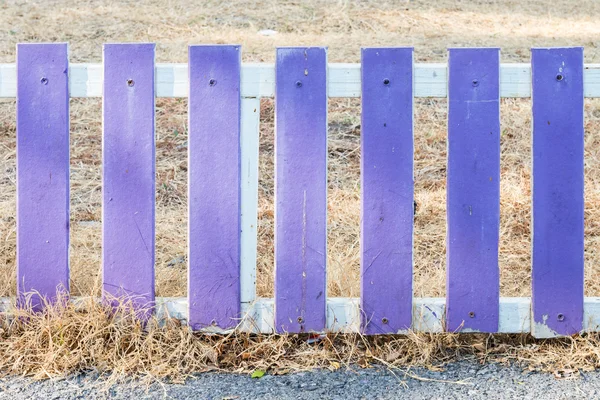 Violet wooden fence — Stock Photo, Image