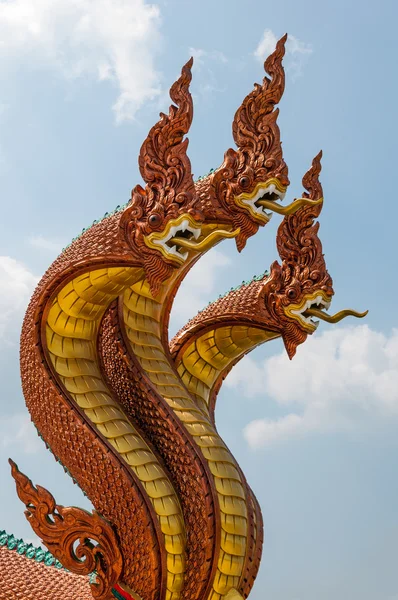 Bronze dragon sculpture — Stock Photo, Image