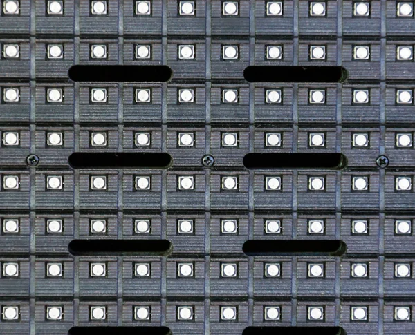 Closeup of led board — Stock Photo, Image