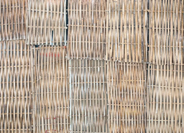 竹織りの壁 — ストック写真