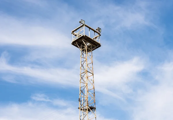 Vecchia torre dei riflettori — Foto Stock