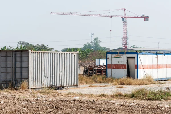 Oude container office — Stockfoto