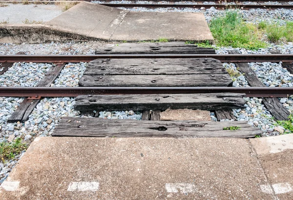 Wooden crossing path — Stock Photo, Image