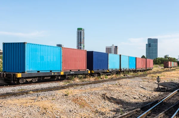 Container wagon — Stock Photo, Image