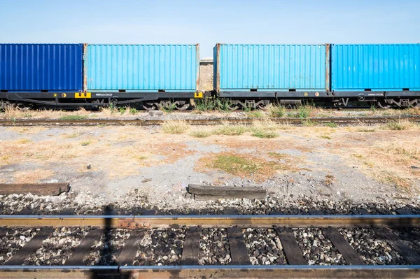 Container wagon — Stock Photo, Image