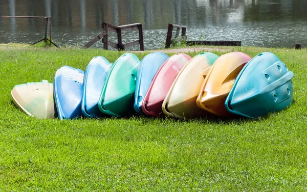 Colorful canoe — Stock Photo, Image