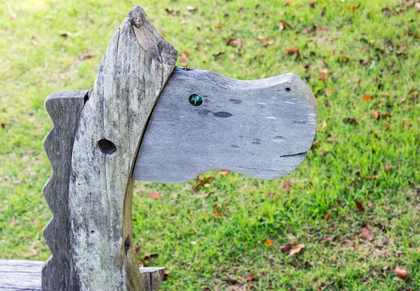 Houten paard — Stockfoto