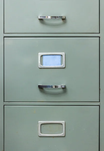 Steel filing cabinet — Stock Photo, Image