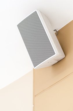 White loudspeaker clipart