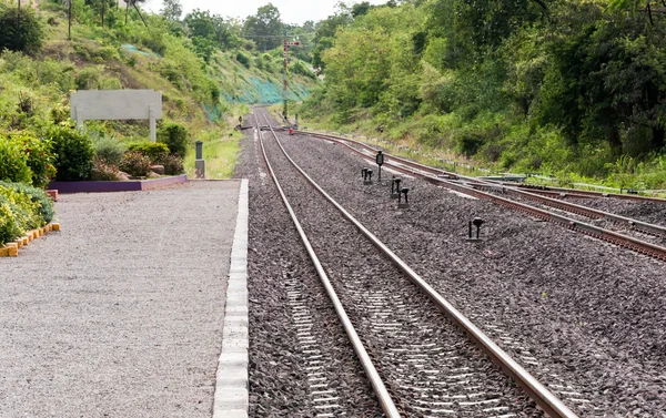 Platteland station — Stockfoto