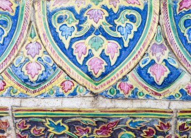 renkli çiçek fayans