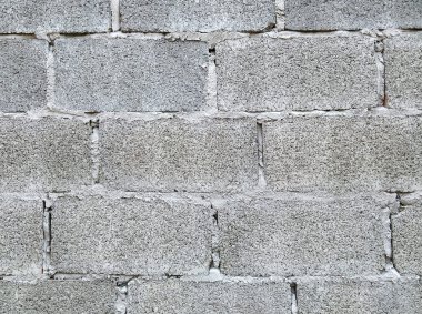 Beyaz tuğla duvar