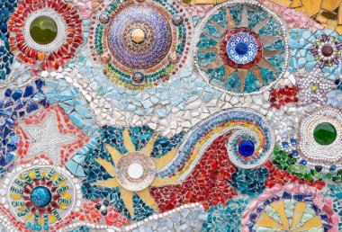 Mosaic ceramic tile clipart