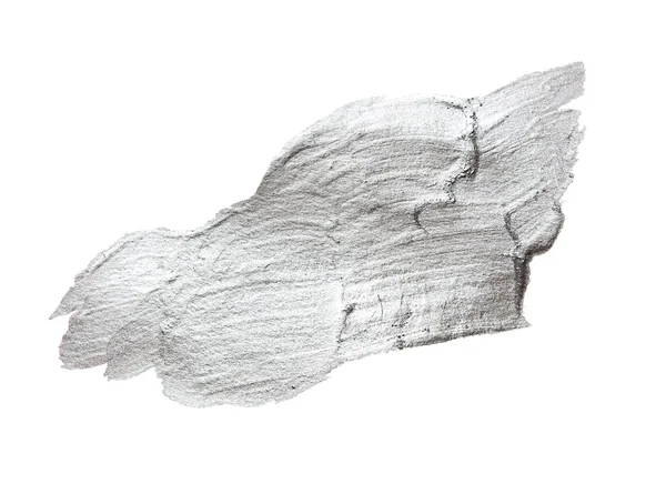 Ilustrasi Iron Silver. Shining brush stroke for you amazing design project — Stok Foto