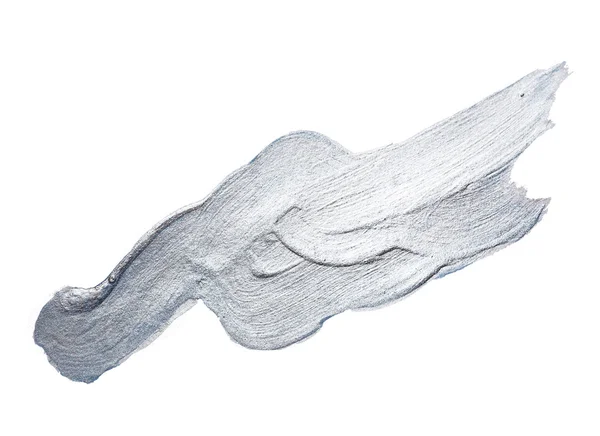 Ілюстрація Залізного срібла. Блискучий штрих пензля для вас дивовижний проект дизайну — стокове фото
