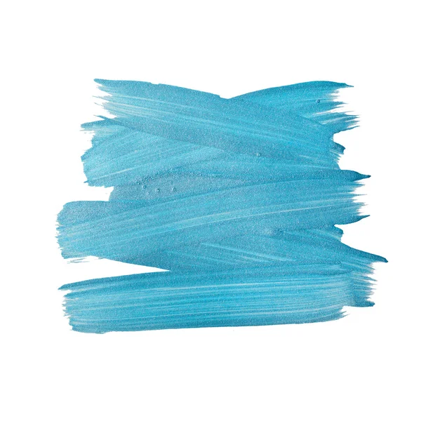 Turquesa Azul Glitter Aquarela Textura Tinta Mancha Abstract Illustration Set. Acidente vascular cerebral brilhante para você projeto de design incrível — Fotografia de Stock
