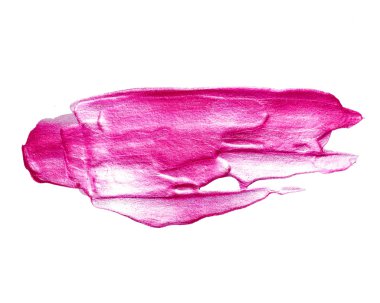 Pembe Folyo Suluboya Doku Boya Leke Soyut İllüstrasyon. Sizin için parlayan fırça darbesi inanılmaz tasarım projesi