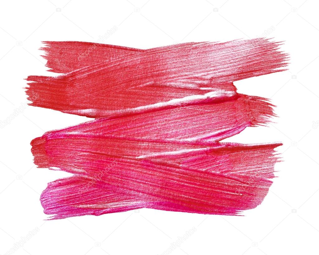 Pink Foil  Watercolor Texture Paint Stain Abstract Illustration. Shining brush stroke for you amazing design project