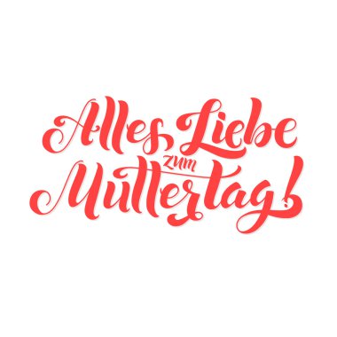 Mutlu anneler günü el yazı.