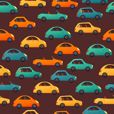 Araba vektör seamless modeli