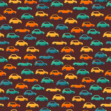 Araba vektör seamless modeli
