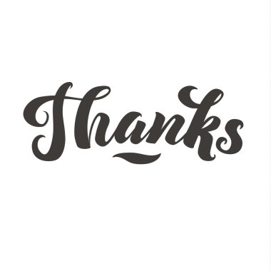 Teşekkür kartı kaligrafi yazıt. El yazı