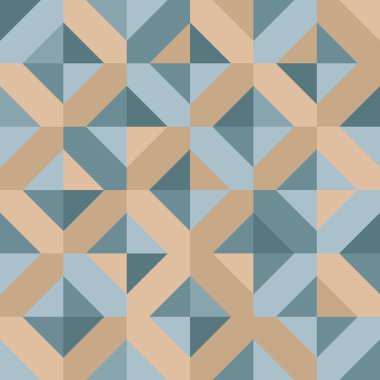 Soyut geometrik Seamless modeli. Modern şık doku. Geometrik fayans yinelenen