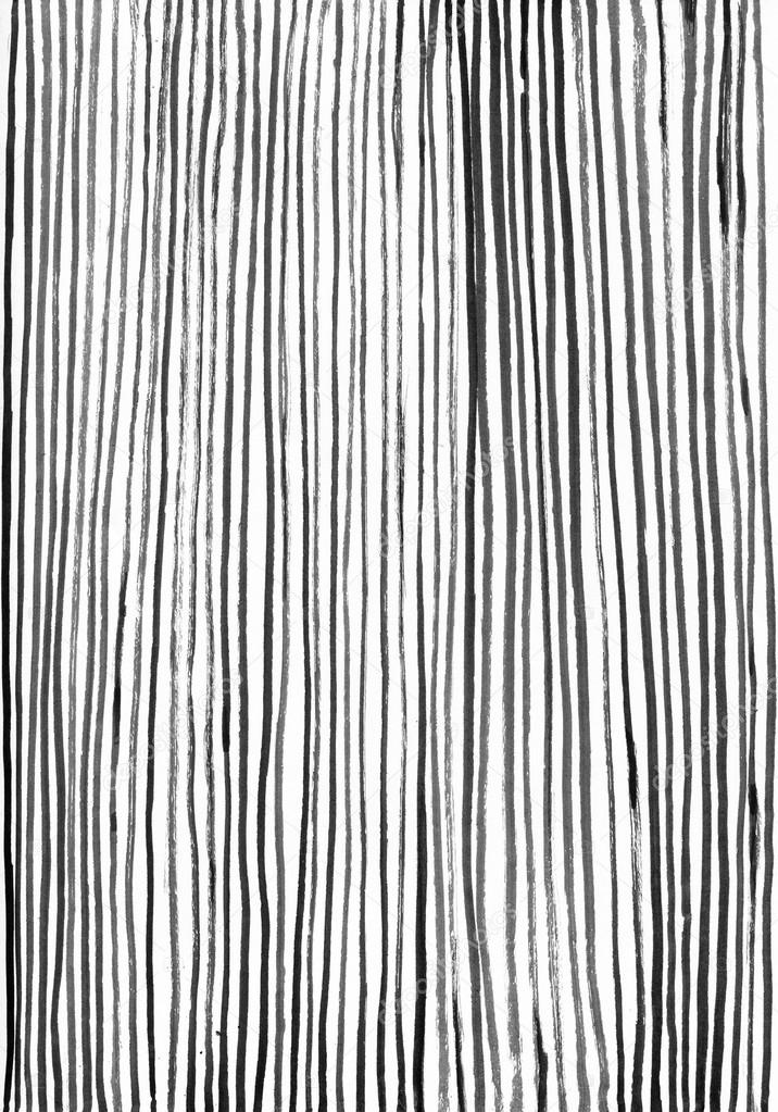Black ink abstract vertical stripes background. Hand drawn lines. Simple striped  Ink illustration.