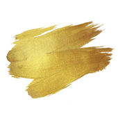 Gold glänzende Farbe Fleck handgezeichnete Illustration