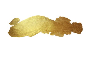 Boya leke elle çizilmiş illüstrasyon parlayan altın