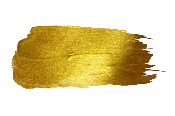 Gold glänzende Farbe Fleck handgezeichnete Illustration — Stockfoto