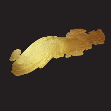 Boya leke elle çizilmiş illüstrasyon parlayan altın