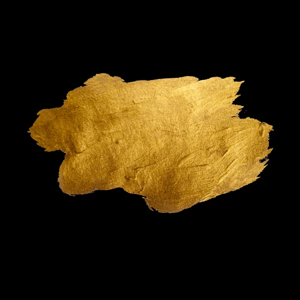 Boya leke elle çizilmiş illüstrasyon parlayan altın