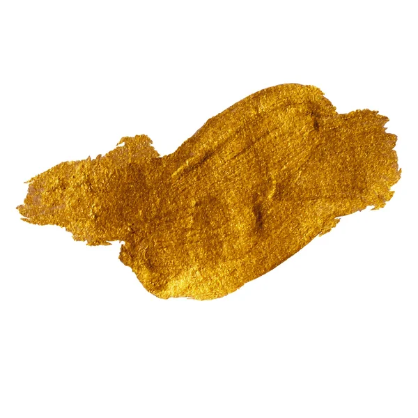 Boya leke elle çizilmiş illüstrasyon parlayan altın