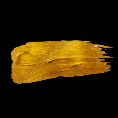 Boya leke elle çizilmiş vektör çizim parlayan altın