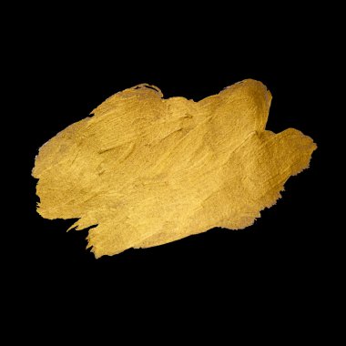 Boya leke elle çizilmiş vektör çizim parlayan altın