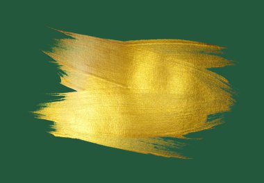 Gold watercolor texture paint stain abstract illustration. Shining brush stroke for you amazing Merry Christmas and Happy New Year design project