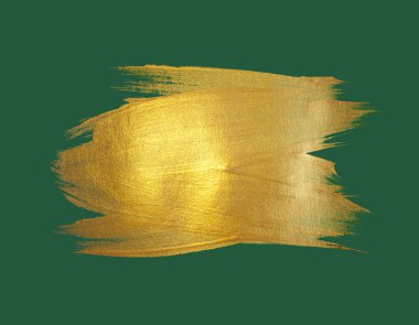 Gold watercolor texture paint stain abstract illustration. Shining brush stroke for you amazing Merry Christmas and Happy New Year design project