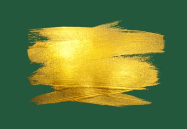 Gold watercolor texture paint stain abstract illustration. Shining brush stroke for you amazing Merry Christmas and Happy New Year design project